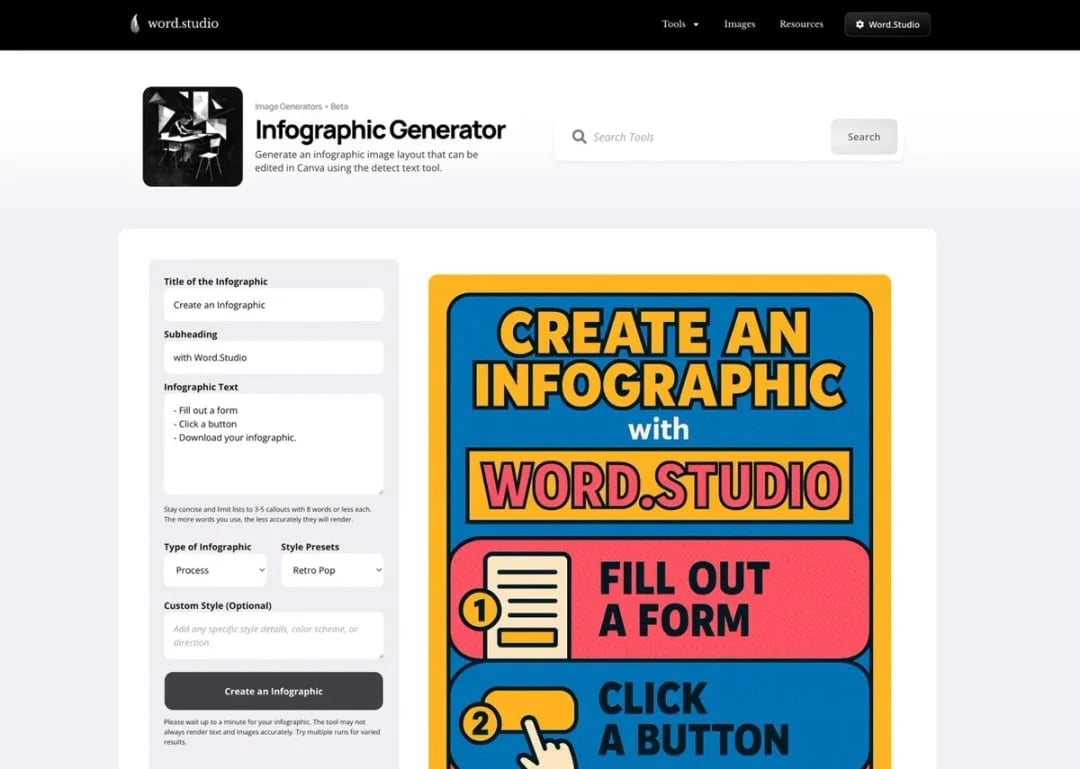 Infographic Generator